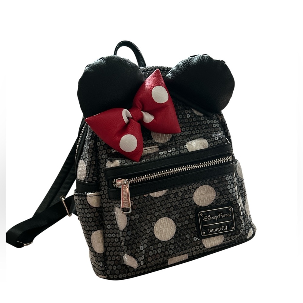 Disney Mini Mouse Polka Dot Sequins Loungefly
